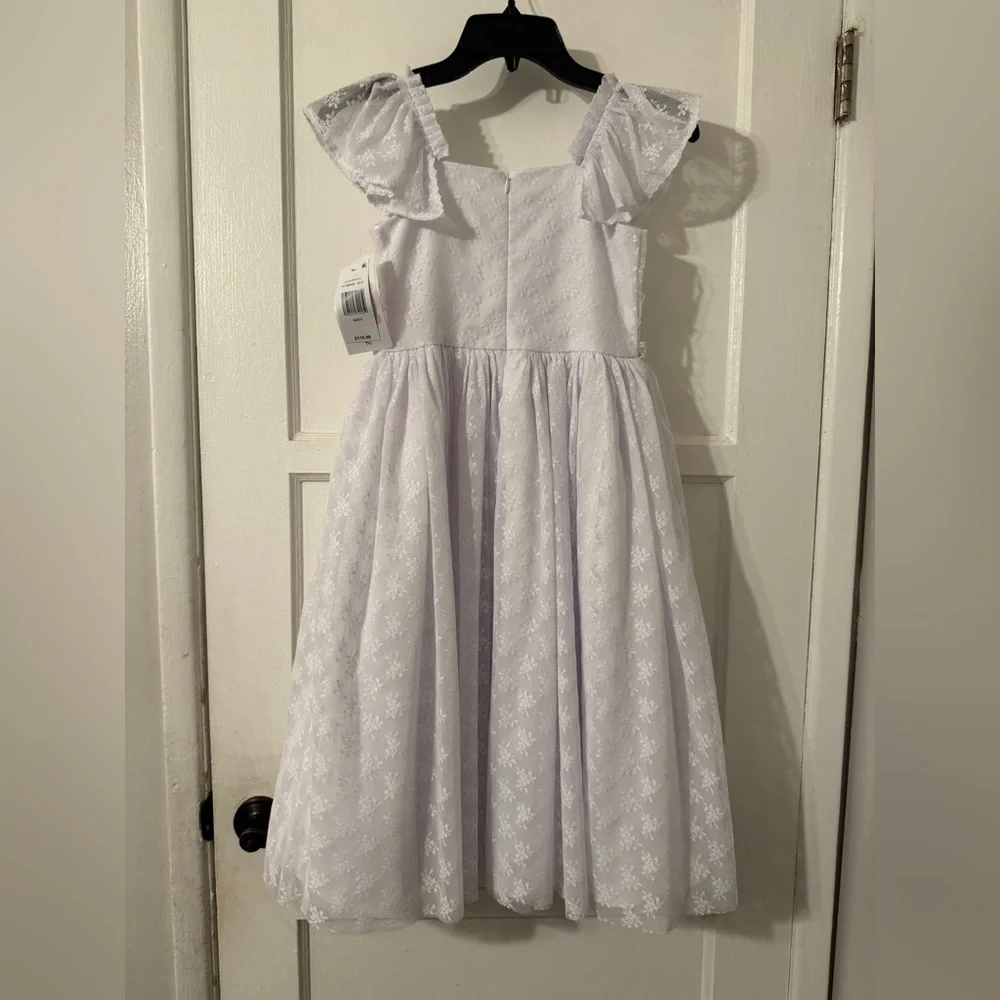 NEW Baptism Flower Girl First Communion Formal Girls White Dress sz8 $118